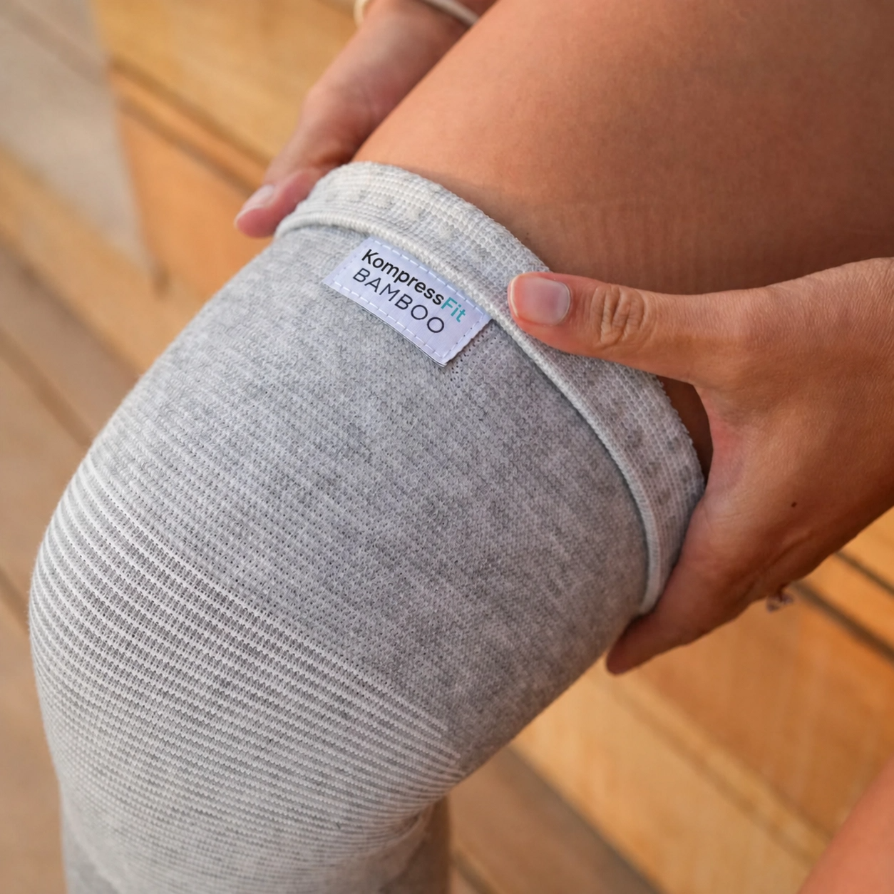 Premium-Kniebandage aus Bambus (1 Stück)