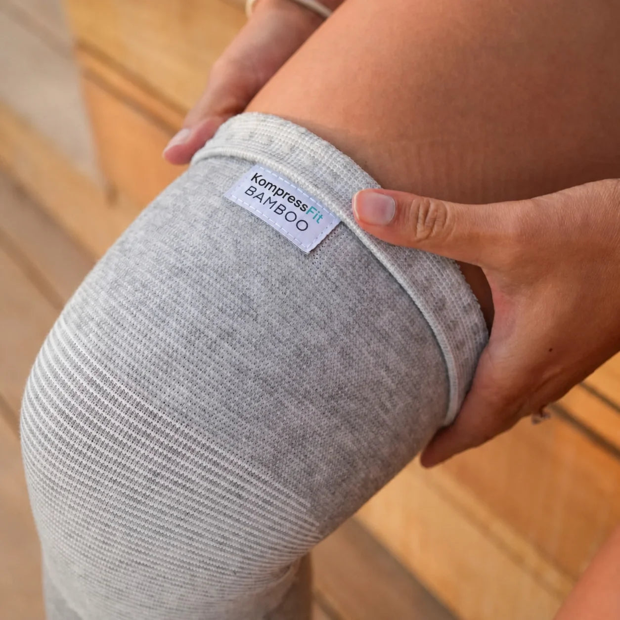 Premium-Kniebandage aus Bambus (einzeln)